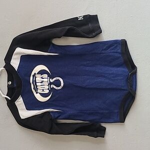 Infant toddler 24 months NFL Indianapolis Colts blue black thermal snap shirt